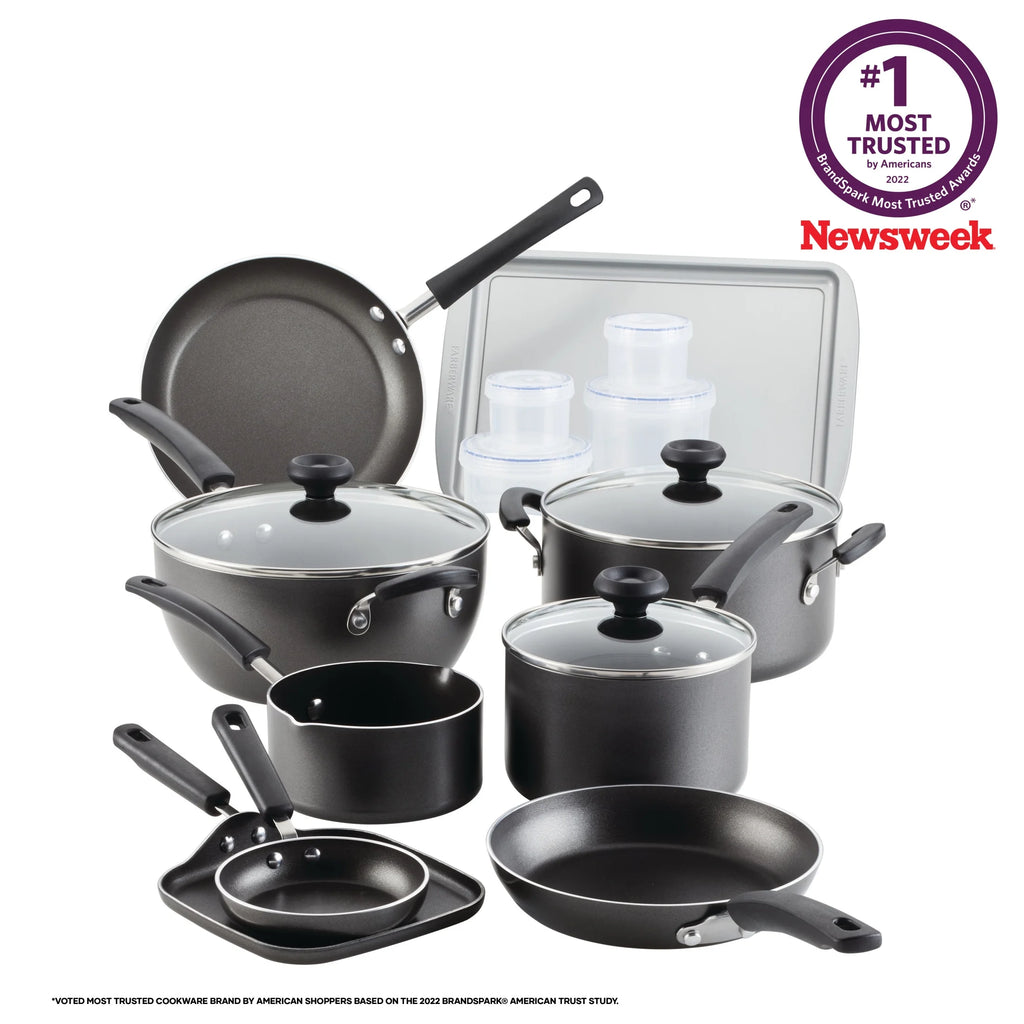 20 Piece Aluminum Nonstick Pots and Pans Set V9342