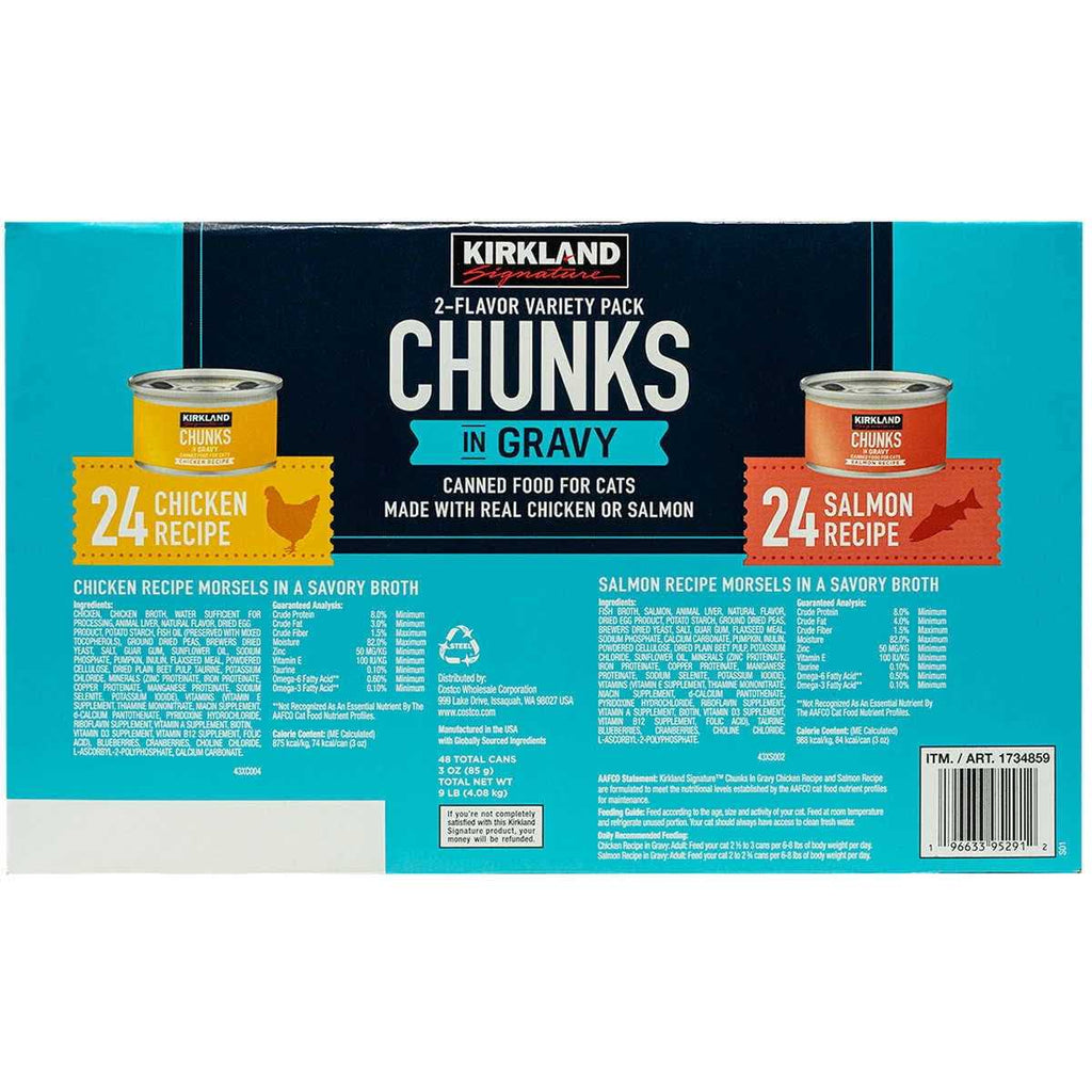 Chunks in Gravy Canned Cat Food Variety Pack E483