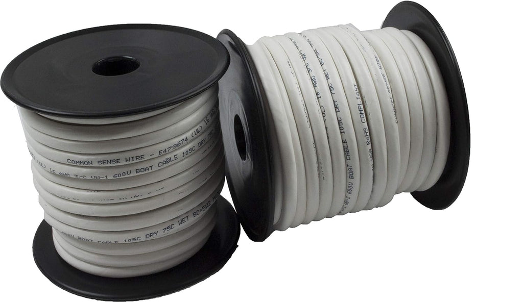 10/2 AWG Tinned Copper Duplex Round Marine Wire V1052