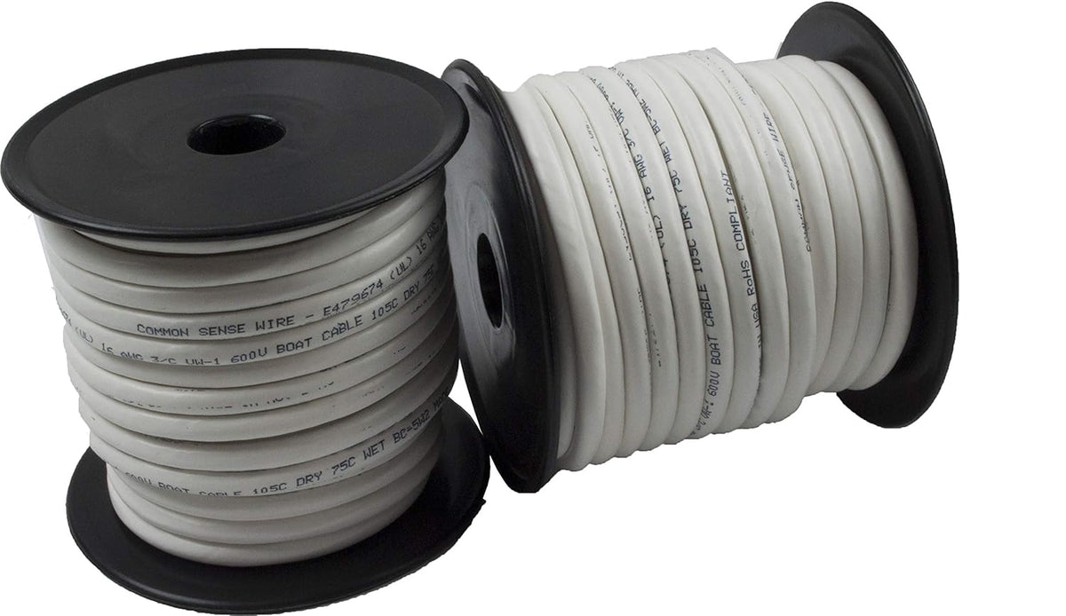 10/2 AWG Tinned Copper Duplex Round Marine Wire V1052