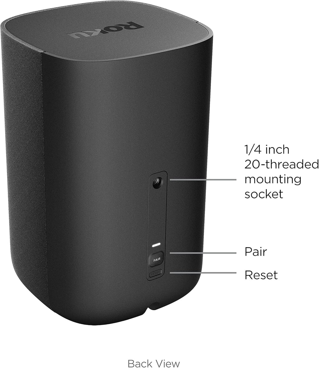 Black Wireless Speakers 2 Count S28789