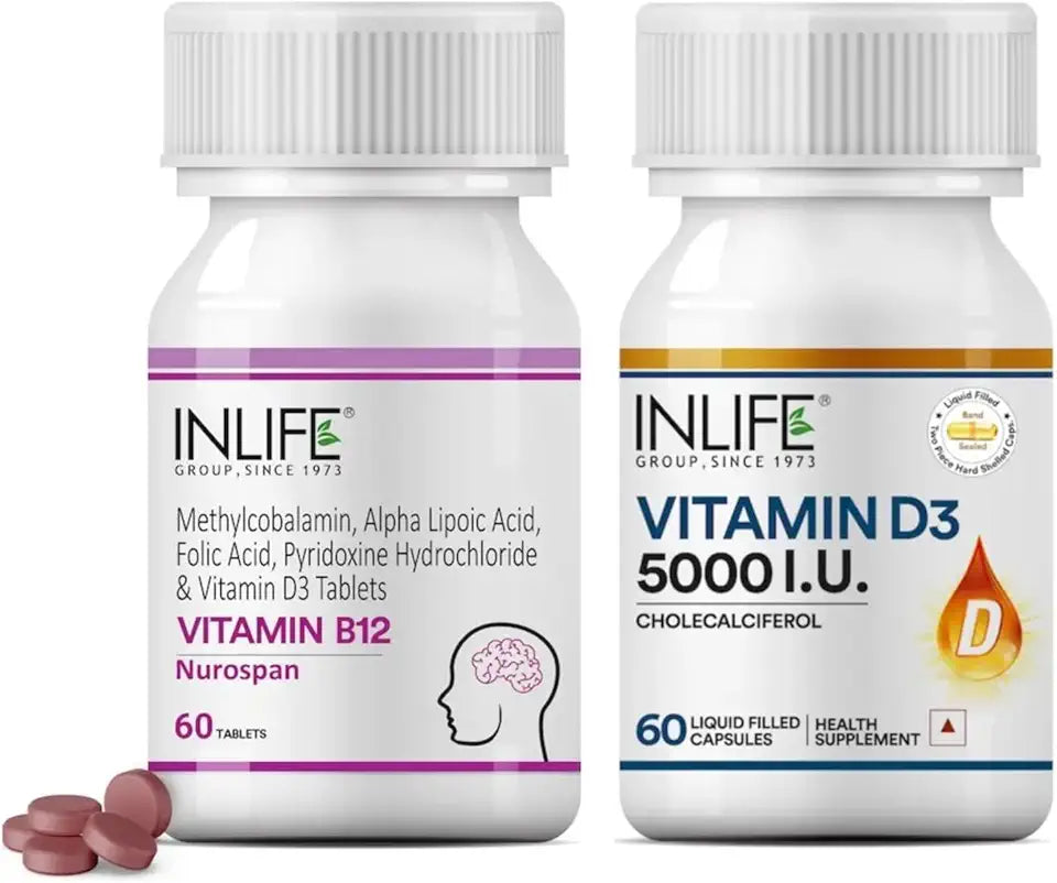 Multivitamin 60 Count + Vitamin D3 5000 IU 60 Count F924