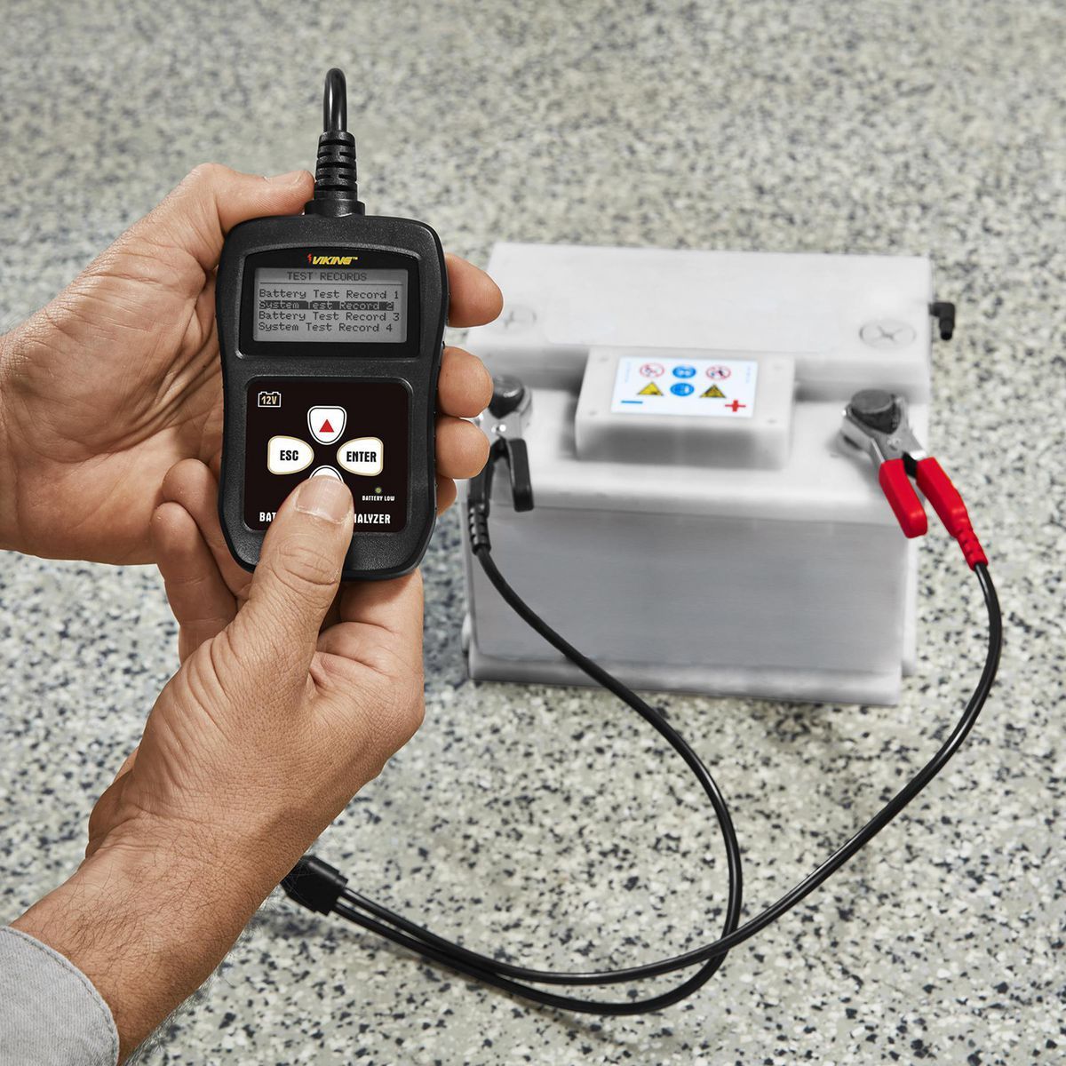 12V Digital Battery and System Tester T7697