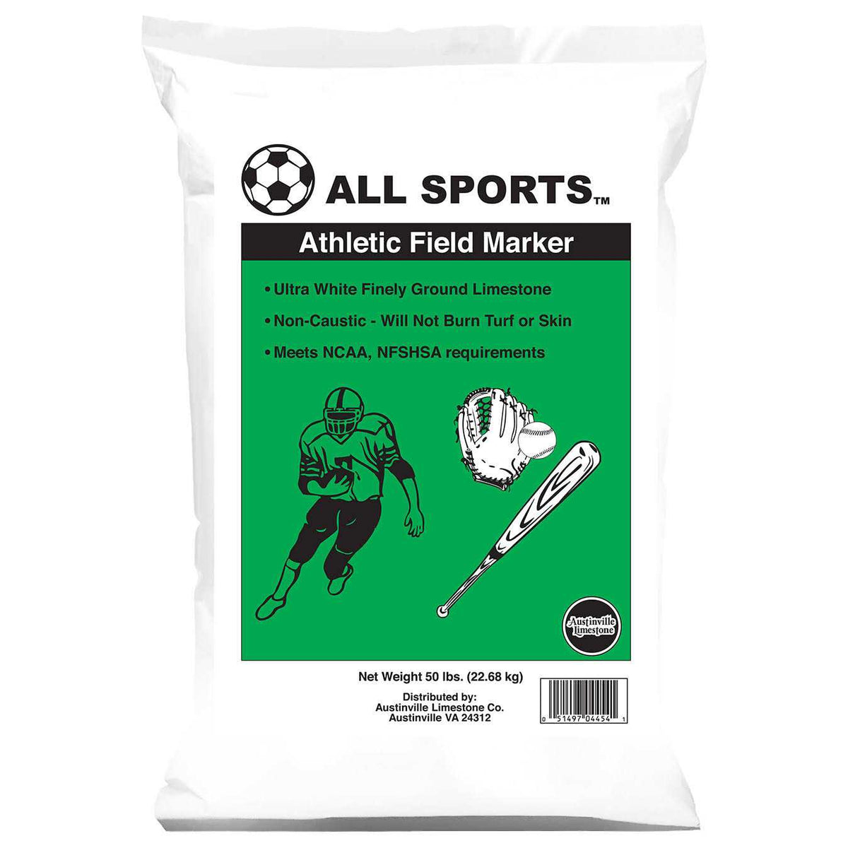 White Athletic Field Marker 50 lb G96872