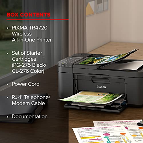 White All-in-One Wireless Printer with Auto Document Feeder N75528