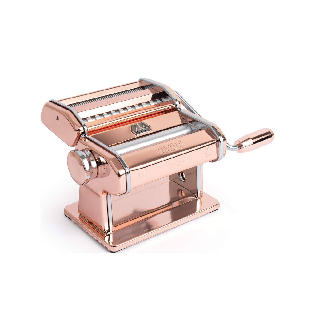 Copper Pasta Machine with Hand Crank and Cutter A602728
