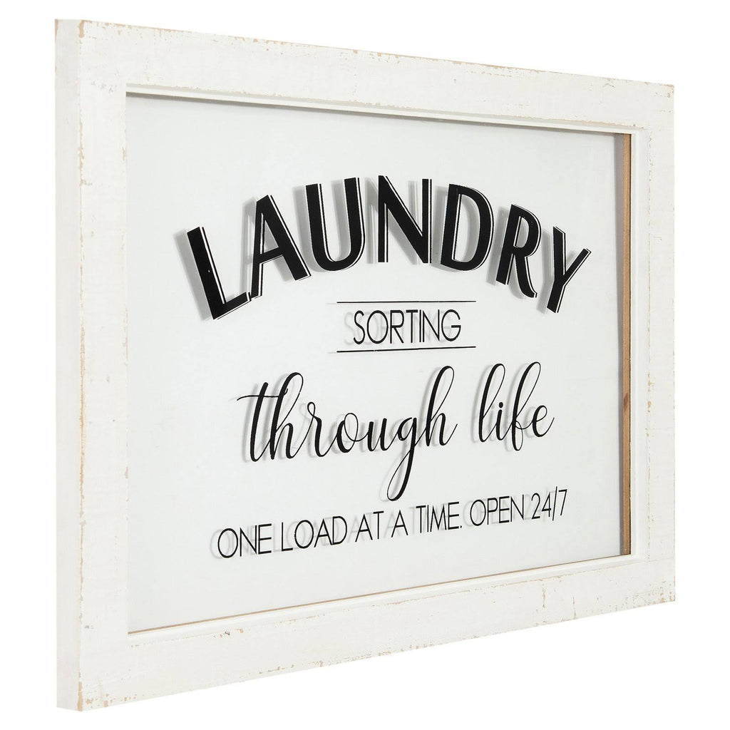 Wood & Glass Wall Decor W556097
