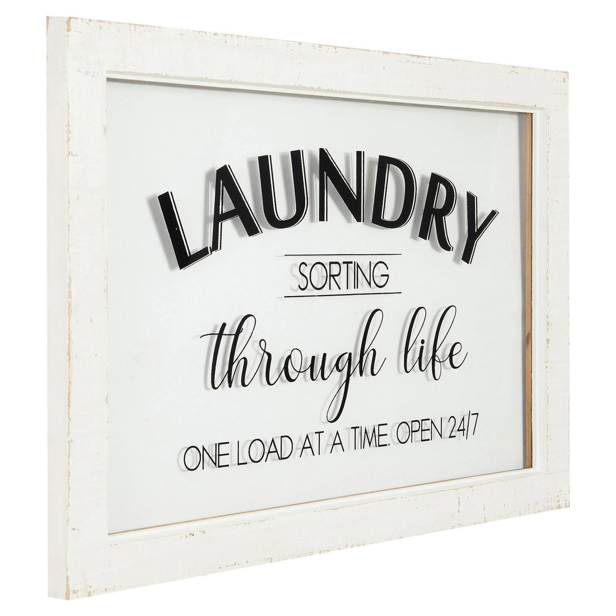 Wood & Glass Wall Decor W556097
