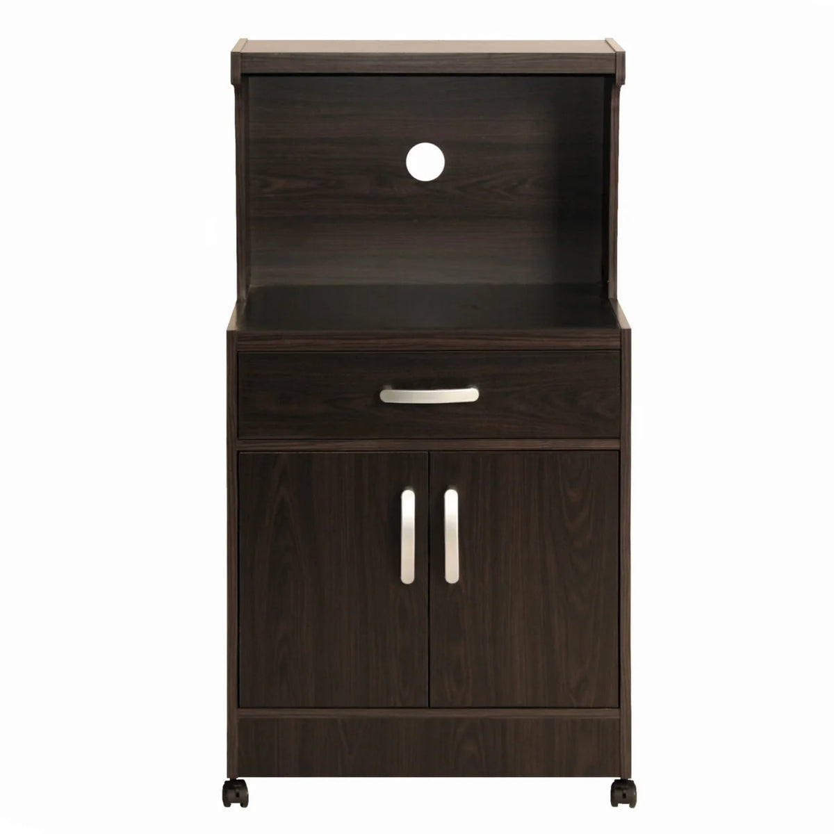Tobacco Wooden Microwave Cart R3804