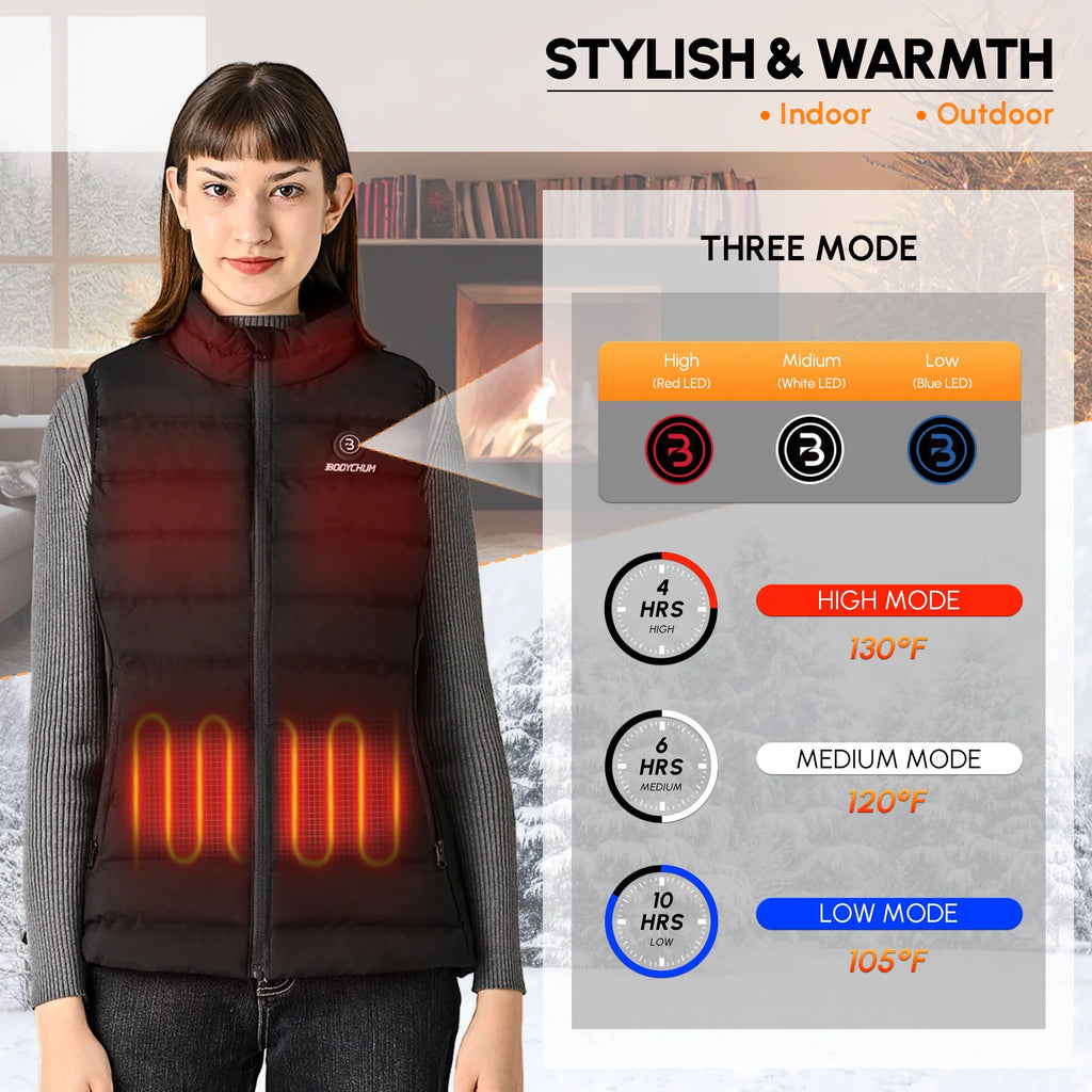 Black Fleece Heated Vest J6165