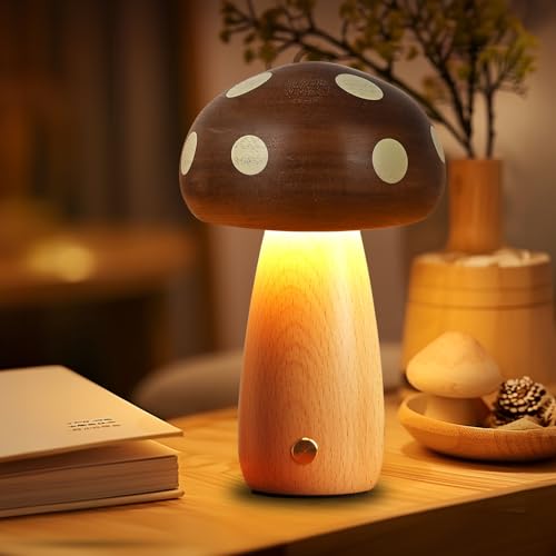 Portable Cordless Rechargeable LED Mushroom Lamp Y371645