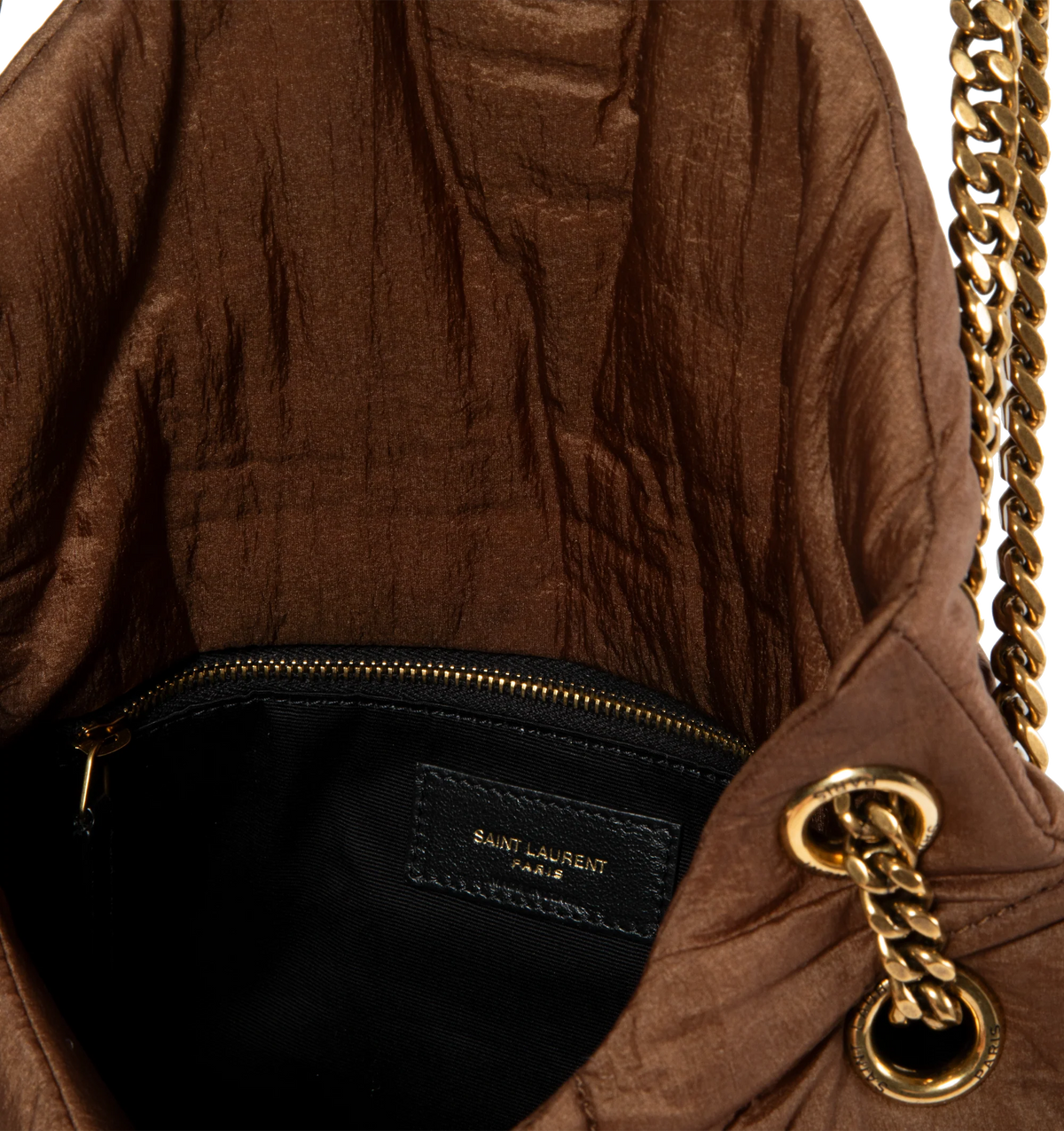 Small Nylon and Leather Bag B479268