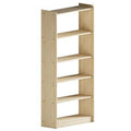 Solid Wood Bookcase 6 Shelves Q744