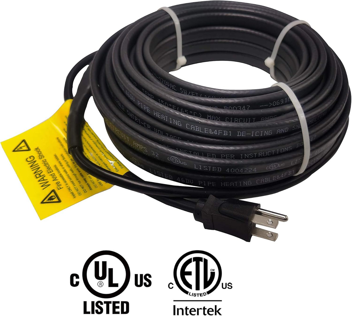 Self Regulating Heating Cable, 50-feet, 120V D739