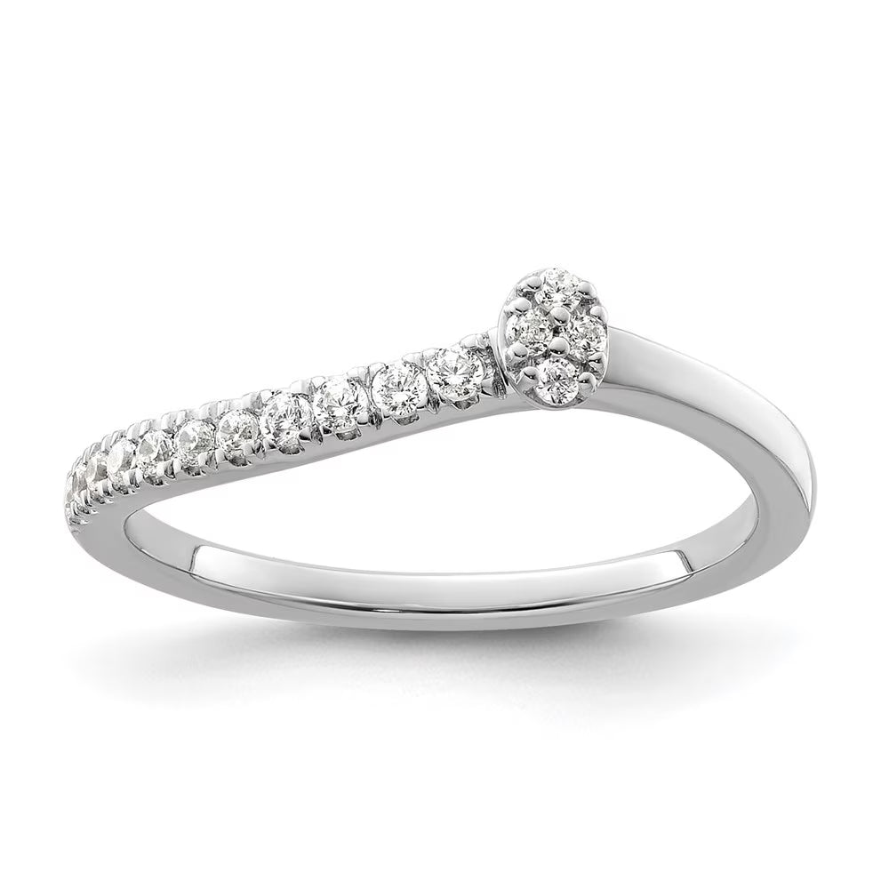 14k White Gold Lab Grown Diamond Ring C49660