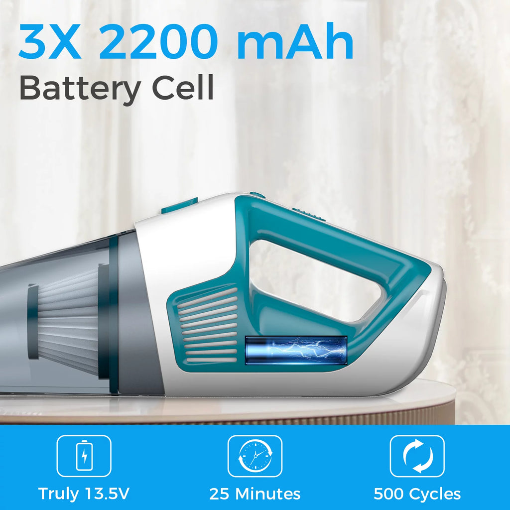 Handheld Cordless Vacuum with 8.5Kpa Cyclonic Suction Y542