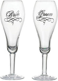 Clear Wedding Toasting Glasses H680005