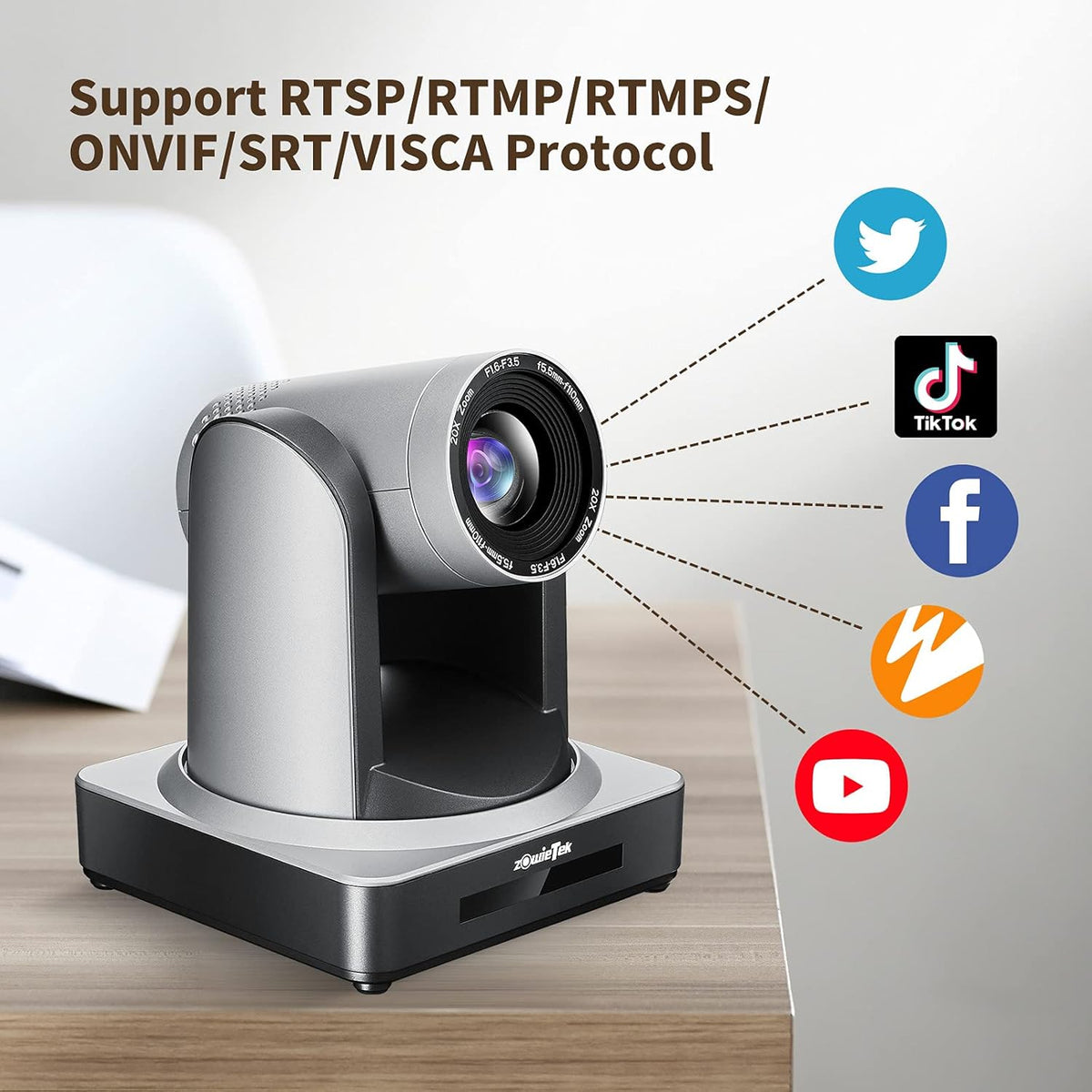 20X Live Streaming Camera with HDMI and 3G-SDI Outputs H91595