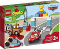 LEGO DUPLO Cars Lightning McQueen's Race Day 10924 Toddler Toy with Lightning McQueen and Mater (42 Pieces) Z836
