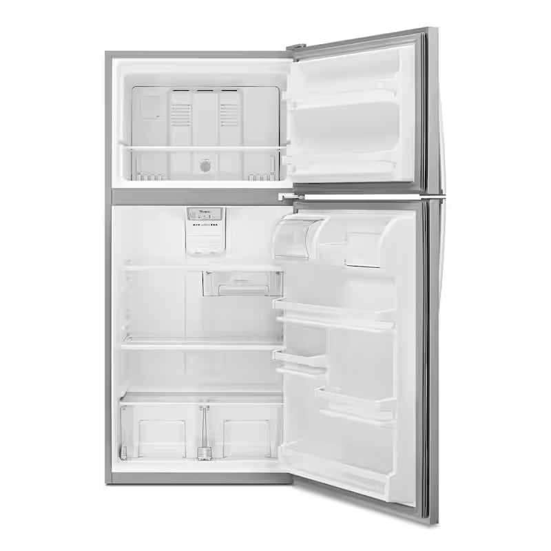 18.25 cu. ft. Top Freezer Refrigerator in Monochromatic Stainless Steel F46610