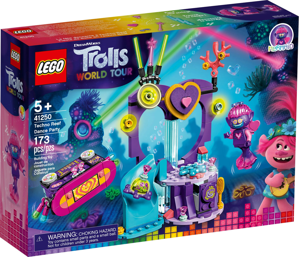 LEGO Trolls World Tour Techno Reef Dance Party Building Kit (173 Pieces) Y90465