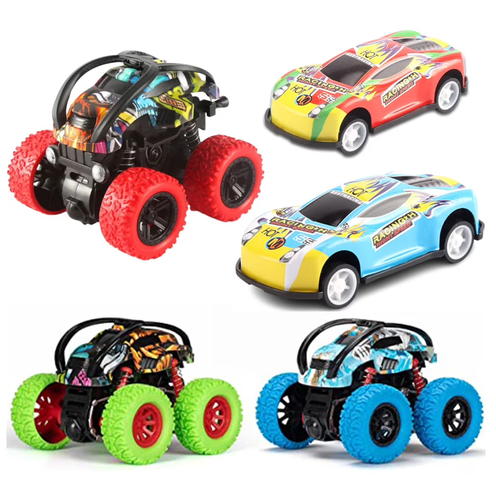 5 Pack Pull Back Cars for Kids Mini Vehicles Toy U8019
