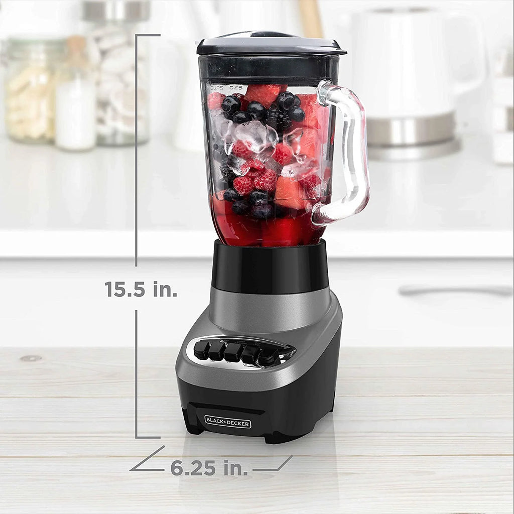 6-Cup Black/Silver Y583