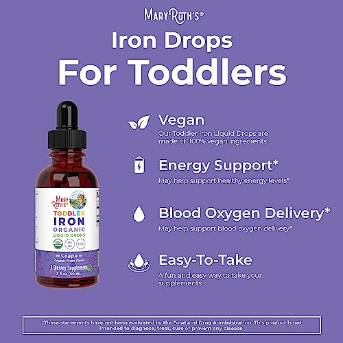 Liquid Iron Supplement for Children Ages 1-3, 2 Fl Oz Q828