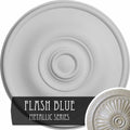 11 3/4x22OD x 3/8x22P Hand-Painted Ceiling Medallion S14402