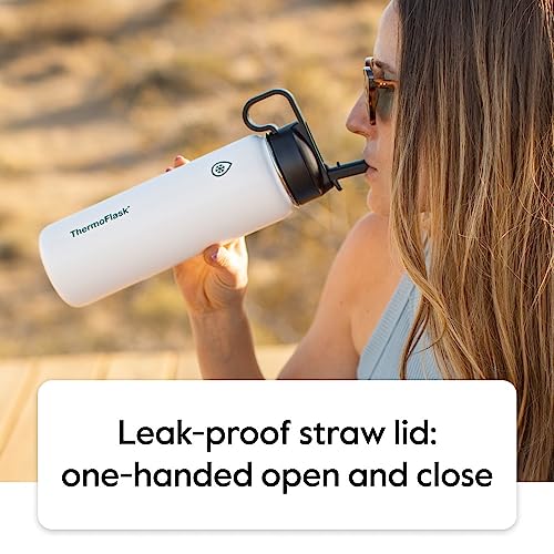 Kids Water Bottle with Straw Lid 16 oz 2 Pack I7826