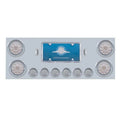 Stainless Rear Center Panel with LED Light & Visor S639