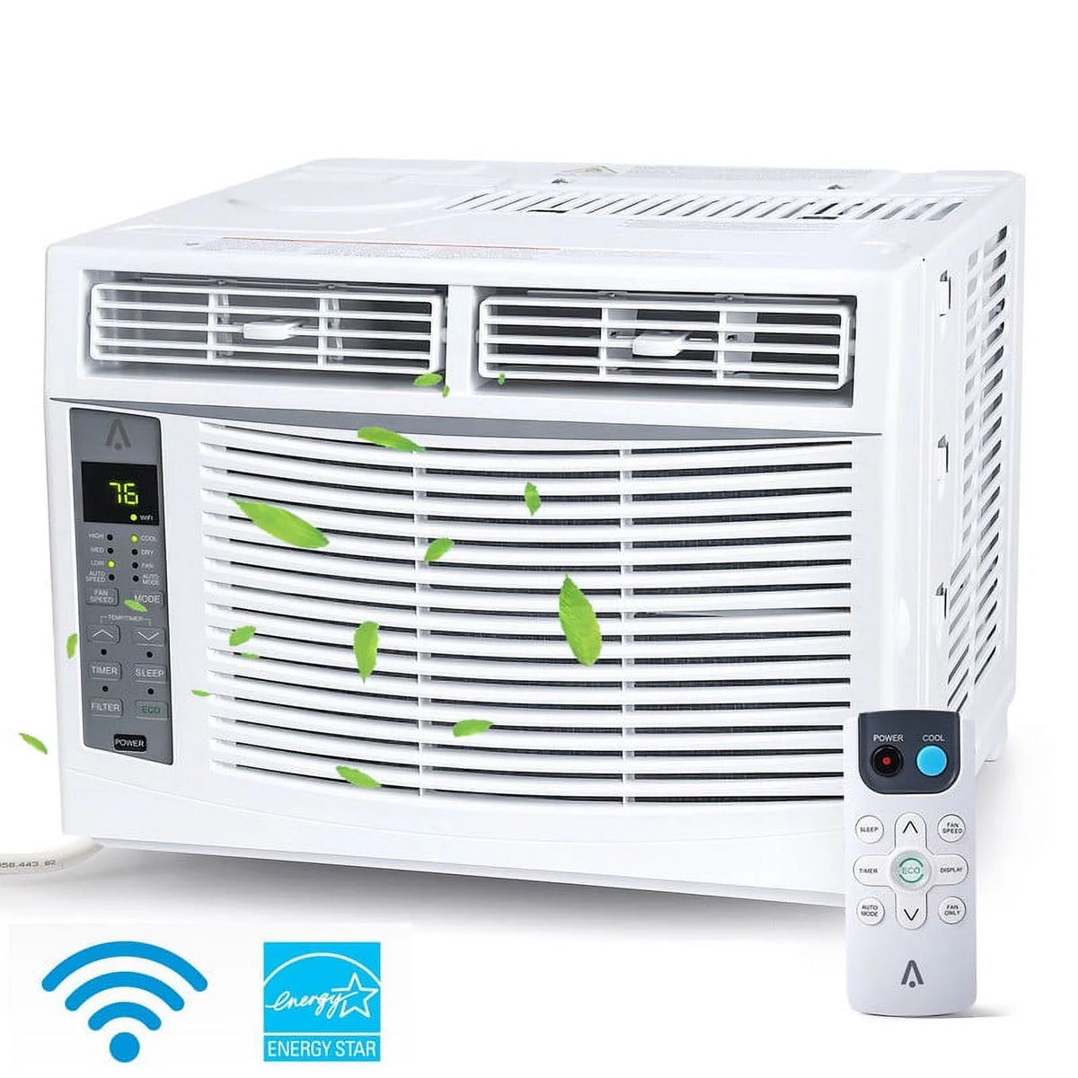 White 6,000 BTU Window-Mounted Air Conditioner P980