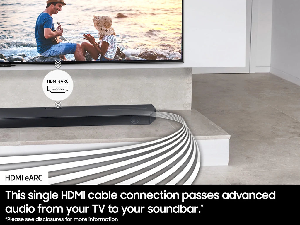 43 Inch Neo QLED Smart TV with 4K Upscaling and 3.1.2ch Soundbar with Subwoofer with Dolby Atmos I380