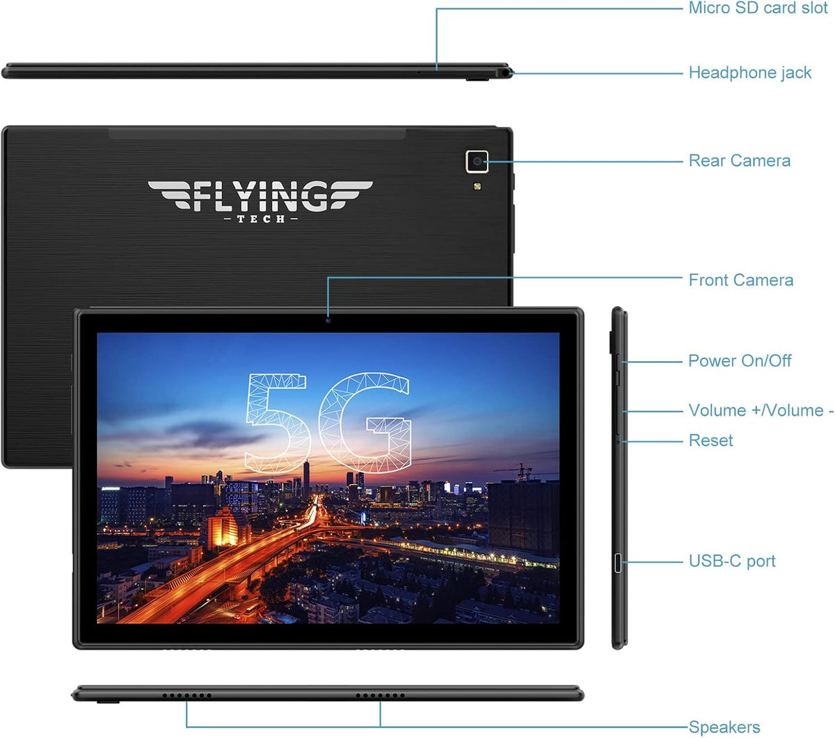 32GB 128GB Expand Octa-Core IPS HD Display 5MP+13MP Dual Camera 6000mAh WiFi Bluetooth Tablet K133923