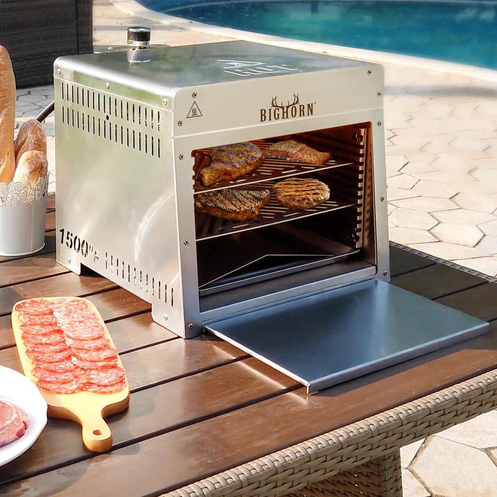 Portable Stainless Steel Propane Gas Grill E2078
