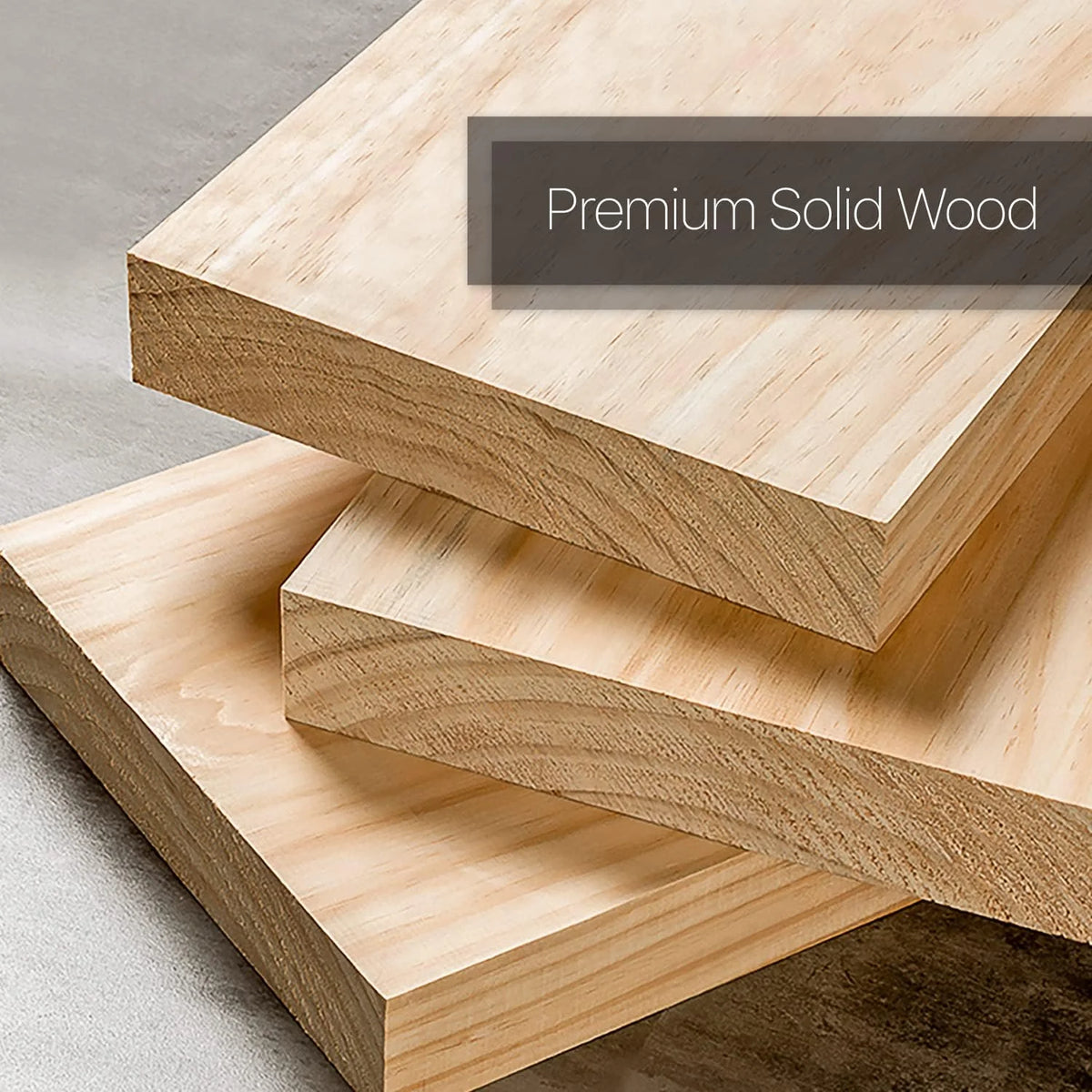 Natural 4 Tier Solid Wood Bookcase F3848