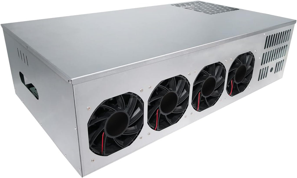 Mining Rig Case 8 GPU with 4 Cooling Fans N622734