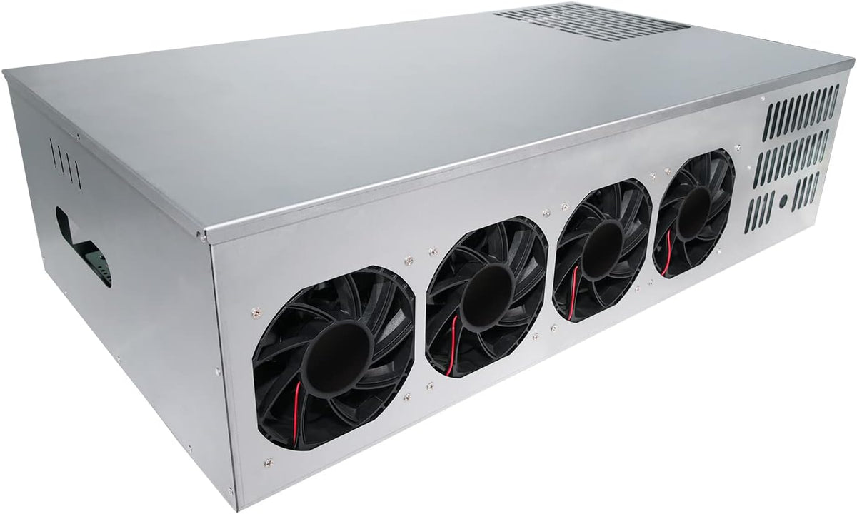 Mining Rig Case 8 GPU with 4 Cooling Fans N622734