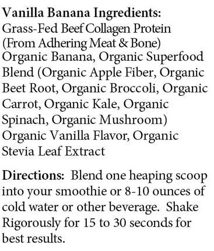Vanilla Banana Protein Powder C668