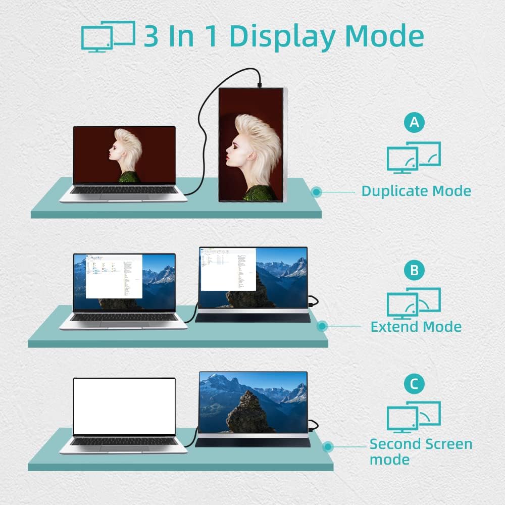 15.8'' 1080P FHD IPS Gaming Monitor with Speaker C429170