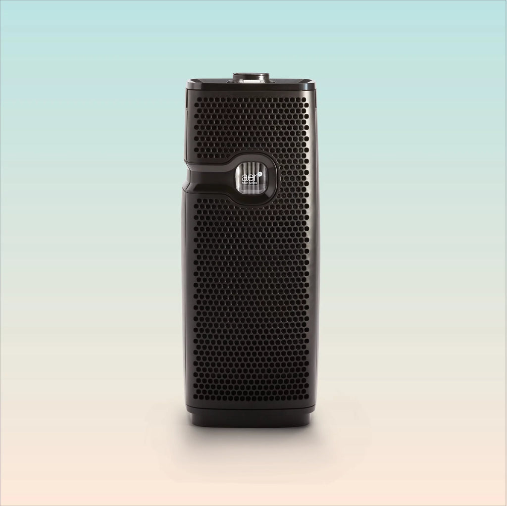 Black True HEPA Mini Tower Air Purifier G35202