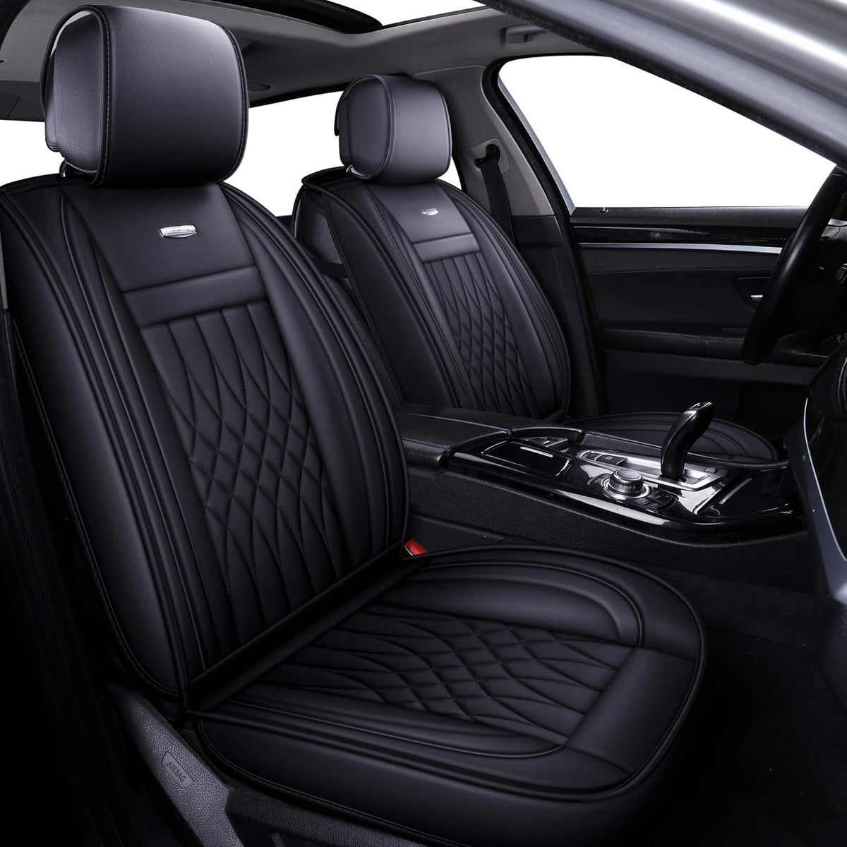 Gray Car Seat Covers D69057
