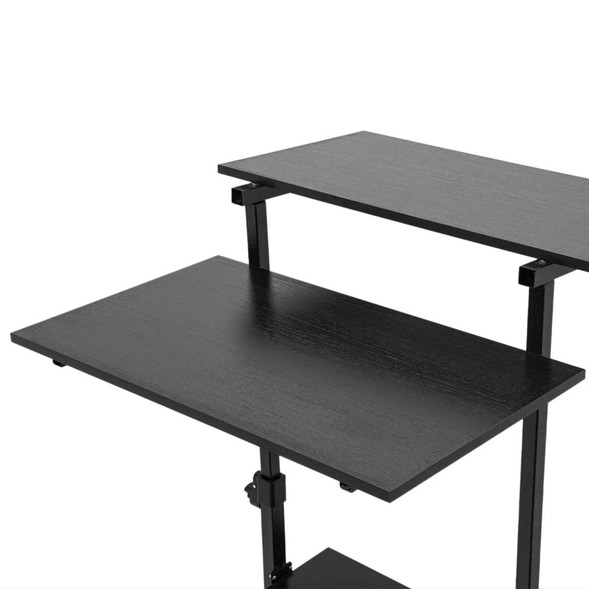 Black Adjustable Mobile Standing Desk C6315