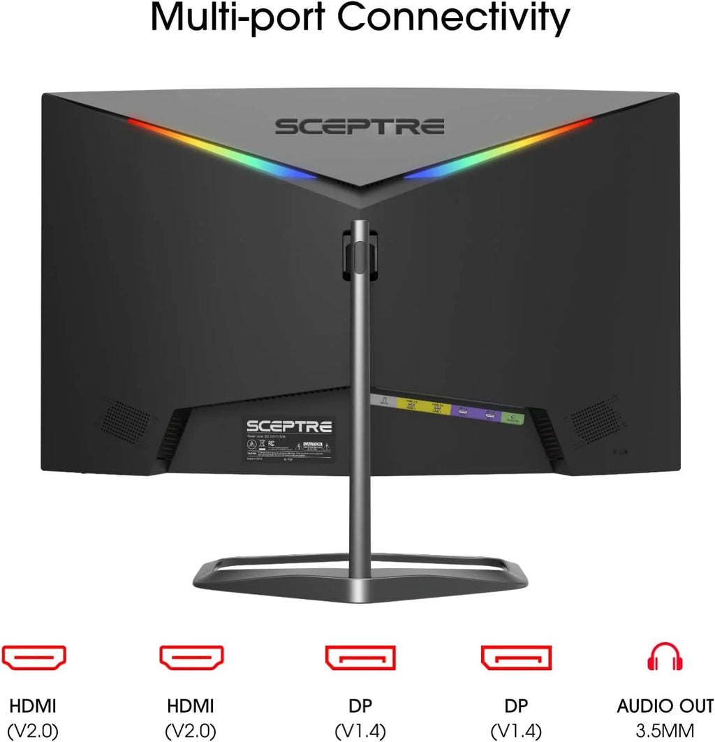 Curved 24.5-inch Gaming Monitor 240Hz 1080p 1ms DisplayPort HDMI Blue Light Shift Built-in Speakers Machine Black G795