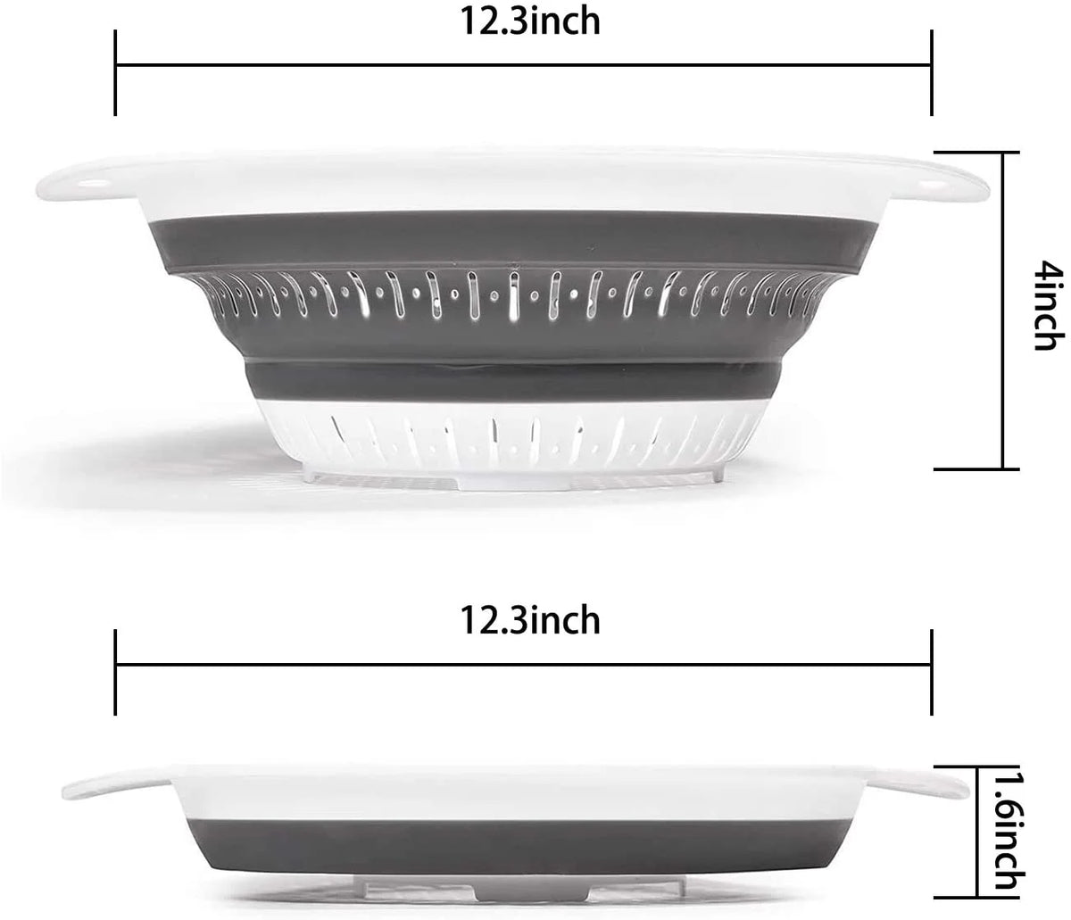 Collapsible Silicone Strainer Set of 2 A82461