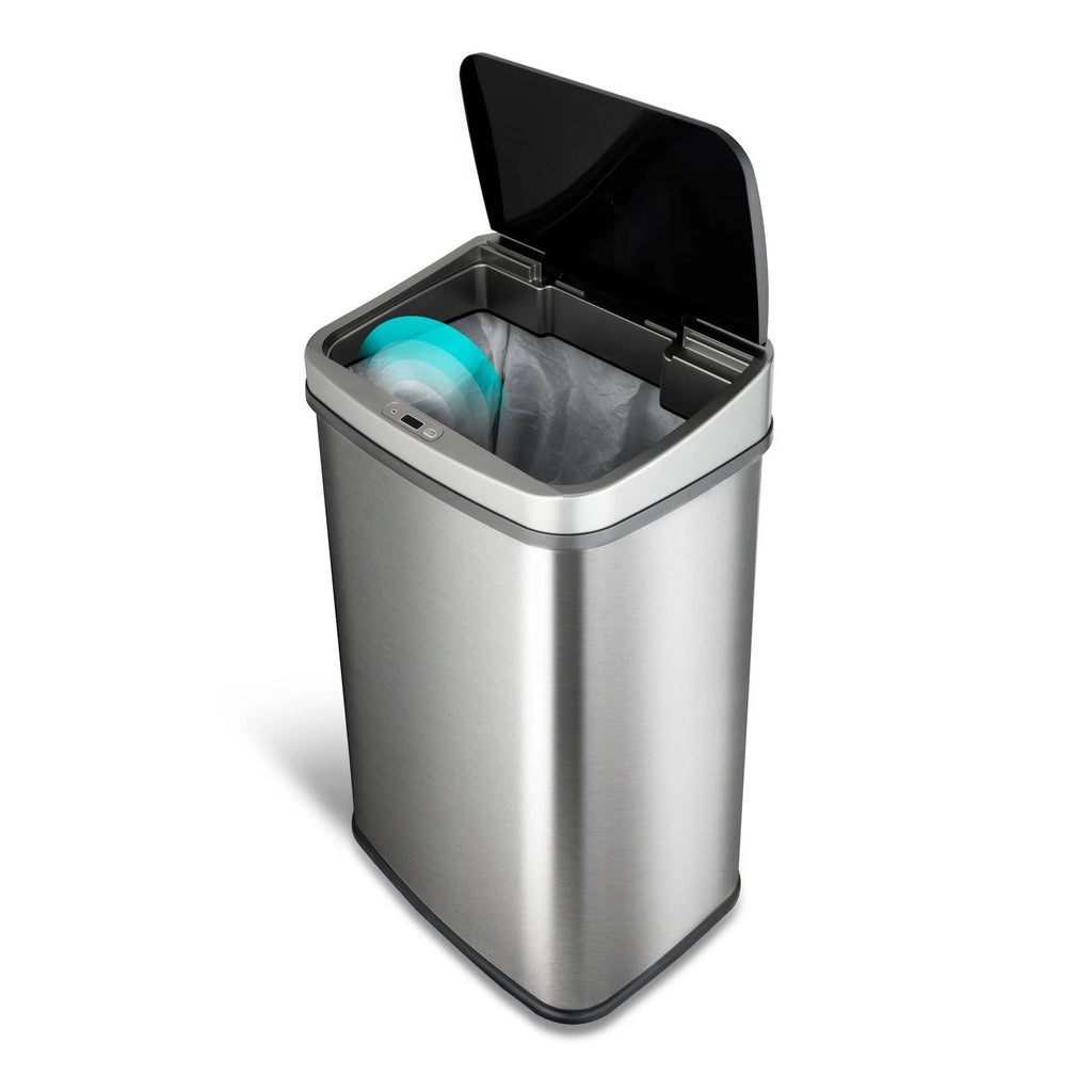 13.2 Gallon Stainless Steel Motion Sensor Trash Can P977443