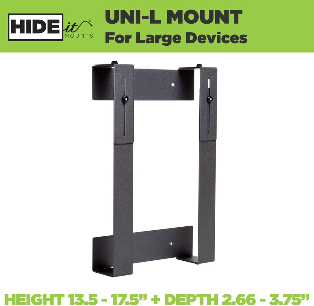 Black Heavy Duty Steel Adjustable Wall Mount O69605