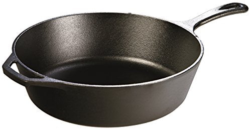 5 Quart Pre-Seasoned Cast Iron Deep Skillet J6892