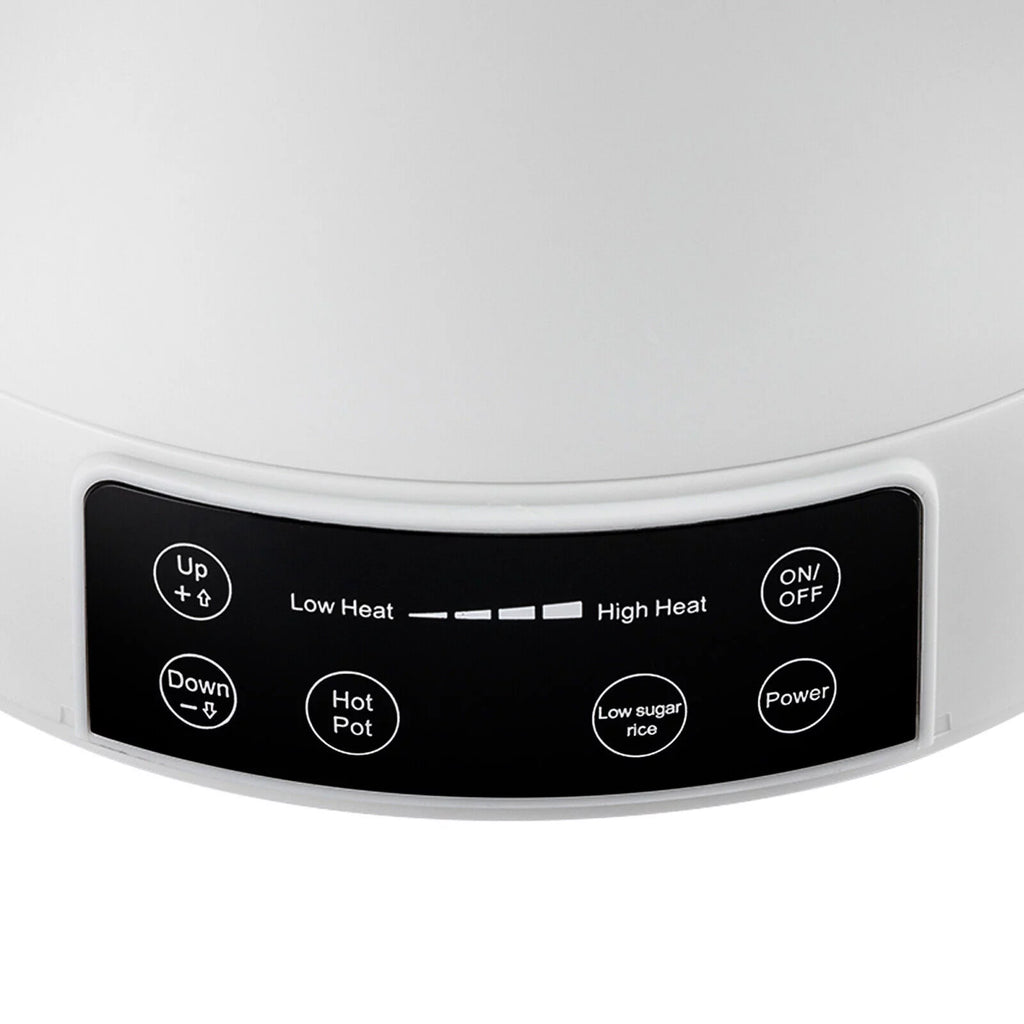 3L Automatic Lifting Electric Hot Pot with Steaming Basket 304 Stainless Steel E378364