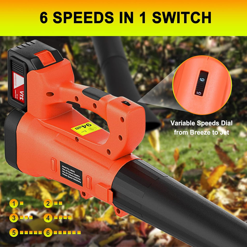 Cordless Leaf Blower with Battery and Charger V921